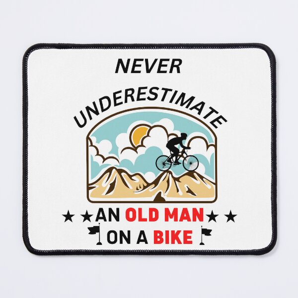 Item preview, never ever underestimate an old man on a bike, best gift for old men who love riding bikes designed and sold by Trucker10.