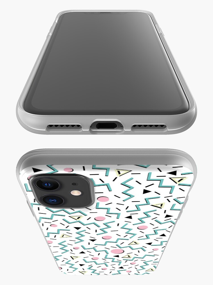 Alternate view of Back to the 80's eighties, funky memphis pattern design iPhone Case & Cover