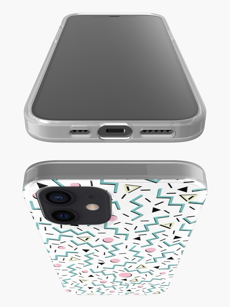 Alternate view of Back to the 80's eighties, funky memphis pattern design iPhone Case & Cover