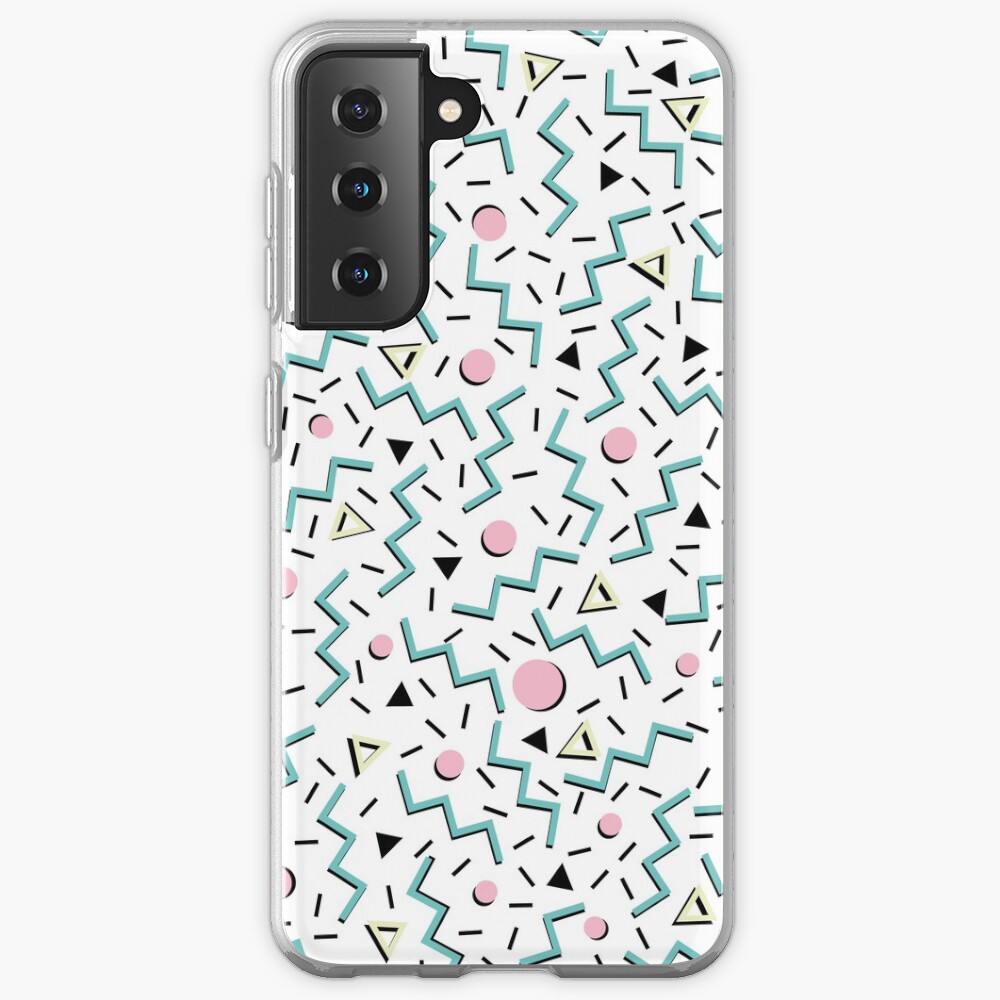 Back to the 80's eighties, funky memphis pattern design Case & Skin for Samsung Galaxy