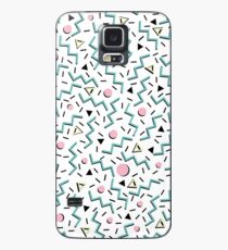 Back to the 80's eighties, funky memphis pattern design Case/Skin for Samsung Galaxy