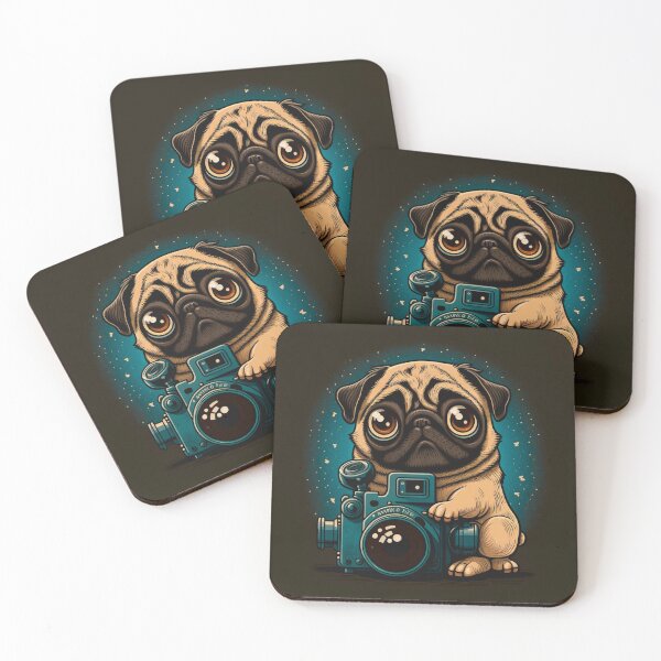 Item preview, Photographer Pug designed and sold by Sevastra33.