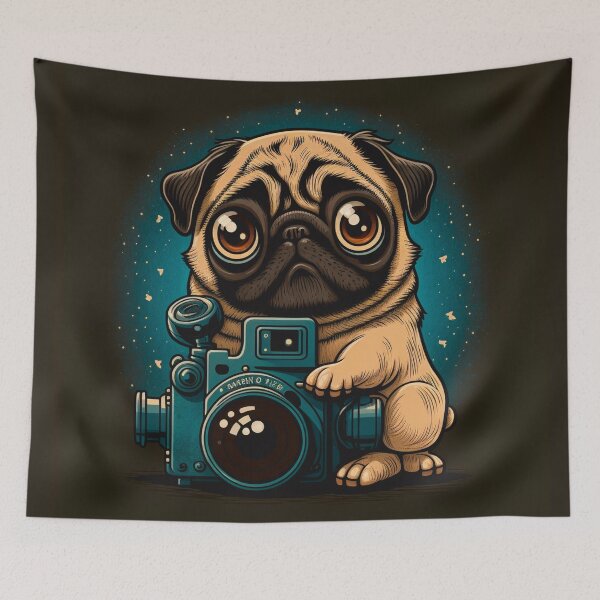 Item preview, Photographer Pug designed and sold by Sevastra33.