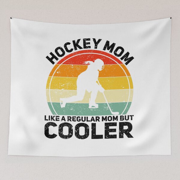 Artikelvorschau, Retro-Eishockey-Mutter-Neuheit für Eishockeyspieler-Torwarttrainer entworfen und verkauft von rifatart.