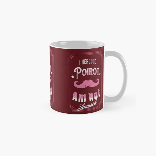 Poirot Is Not Amused - Red Palette Classic Mug