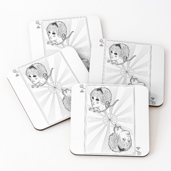 Item preview, Queen of clubs designed and sold by katieedraws.