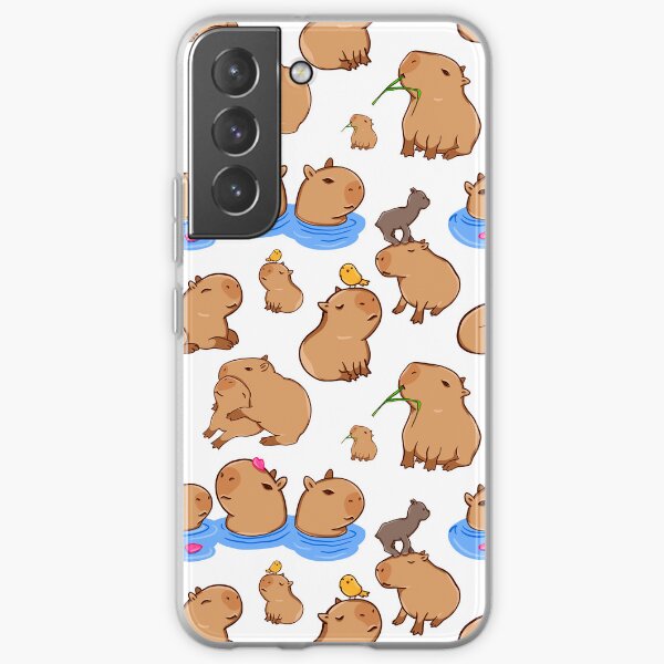 Capybara Pattern Samsung Galaxy Soft Case