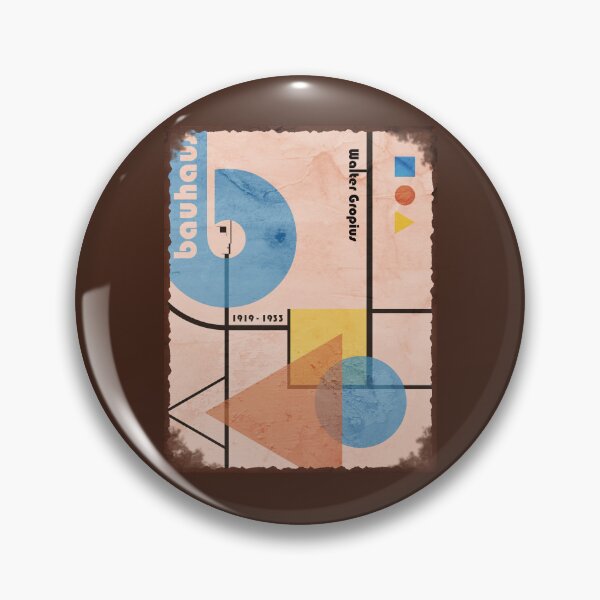 Item preview, Vintage Worn Out Bauhaus Minimalist Artwork Geometric Composition var 3 F original design designed and sold by paragonDesign28.