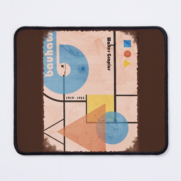 Item preview, Vintage Worn Out Bauhaus Minimalist Artwork Geometric Composition var 3 F original design designed and sold by paragonDesign28.