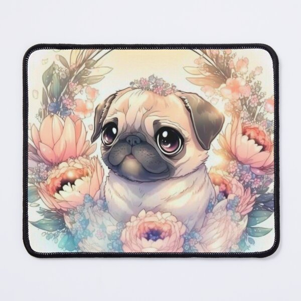 Item preview, Flower pug  designed and sold by Sevastra33.