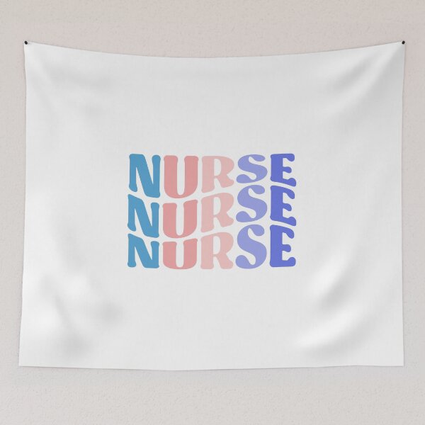 Item preview, Nurse Colorful Typography, Nursing School Gifts designed and sold by InnaPo ⭐⭐⭐⭐⭐.