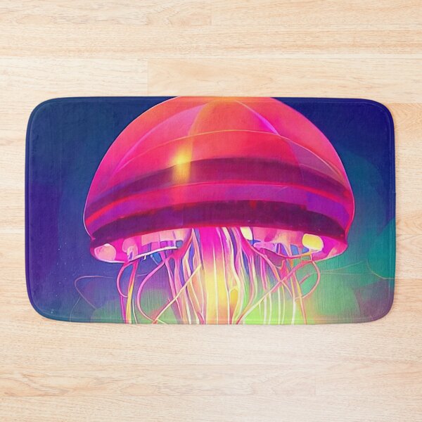 Item preview, Red jelly fish painting designed and sold by SinghVillasra.