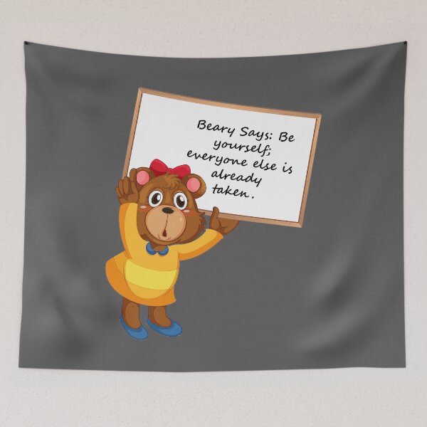 Item preview, Bear Teaching a lesson designed and sold by Right-Fit27.