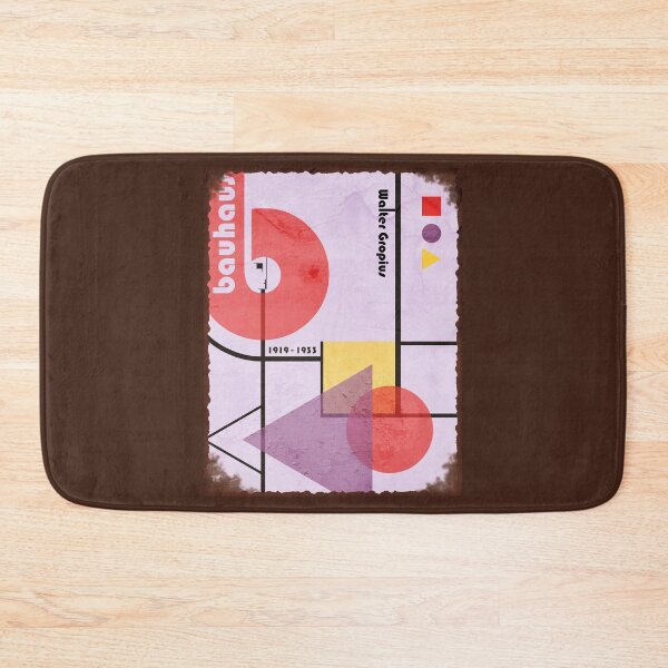 Item preview, Vintage Worn Out Bauhaus Minimalist Artwork Geometric Composition var 3 G original design designed and sold by paragonDesign28.