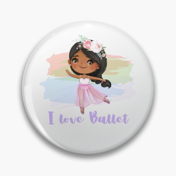 Item preview, I love ballet Cute pink ballerina designed and sold by reka88.