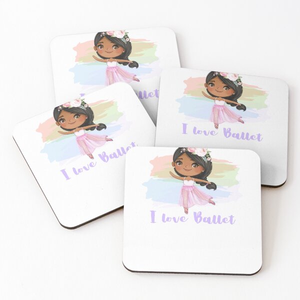 Item preview, I love ballet Cute pink ballerina designed and sold by reka88.