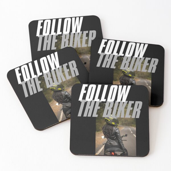 Item preview, Follow The Biker 04 White Text designed and sold by TWMBDesigns.