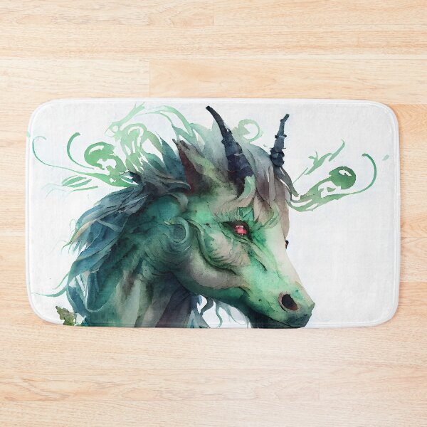 Item preview,  A Green and Gold Watercolor Ancient Chinese Qilin Qirin designed and sold by CGSGraphics.
