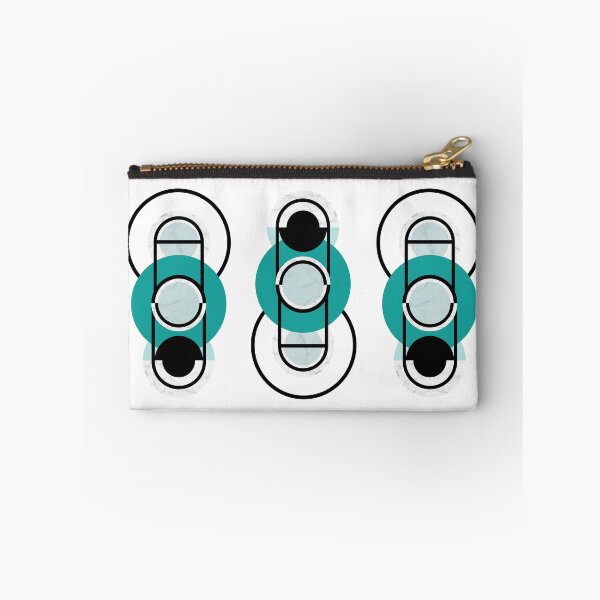 Item preview, Geometric Marble Abstract Design Green Turquoise Colors designed and sold by 5mmpaper.