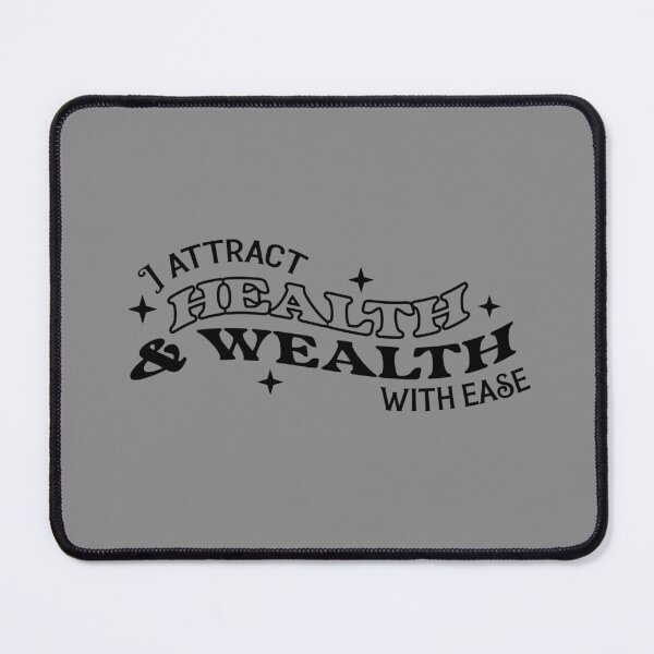 Item preview, i attract health & wealth designed and sold by NAZIMNADIR.