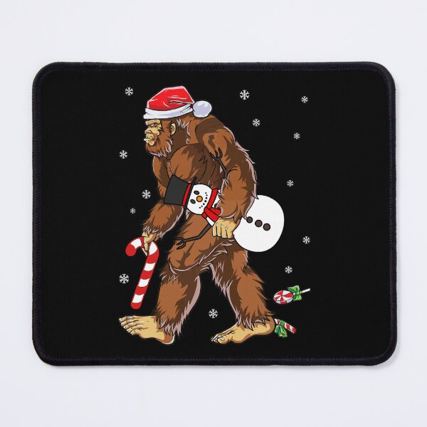 Artikelvorschau, Bigfoot Weihnachten lustiger Schneemann Winter Jungen Männer Sasquatch entworfen und verkauft von Designer-Girl.