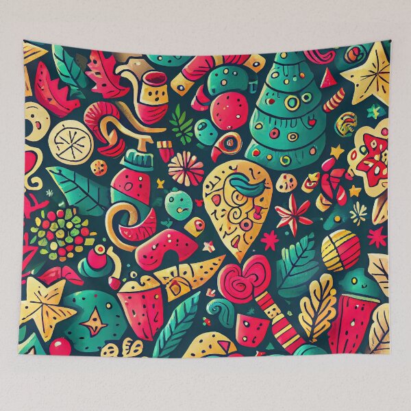 Item preview, Christmas doodles designed and sold by MrBeerholder.