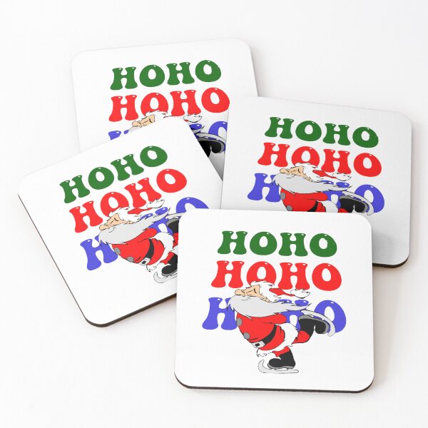 Item preview, HOHOHO Santa Claus skating designed and sold by AspectArtWorks.