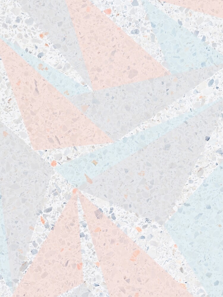 Soft Terrazzo Pastel With Abstract Geometric Triangles By 5mmpaper Soft Terrazzo Pastel With Abstract Geometric Triangles By 5mmpaper