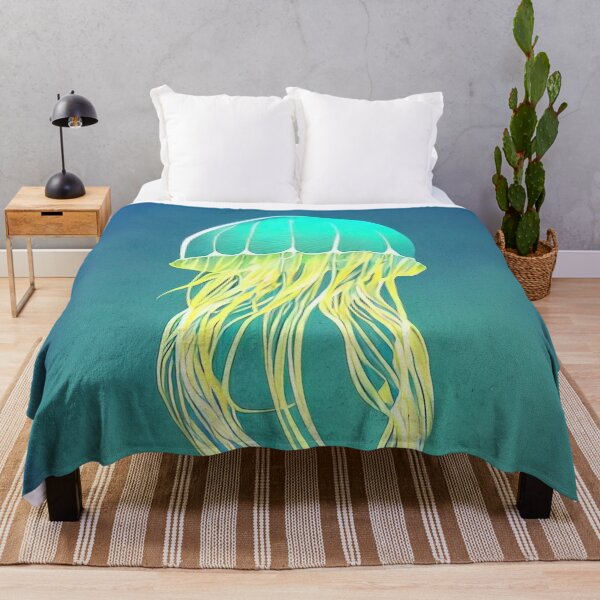 Item preview, Glowing jelly fish painting designed and sold by SinghVillasra.