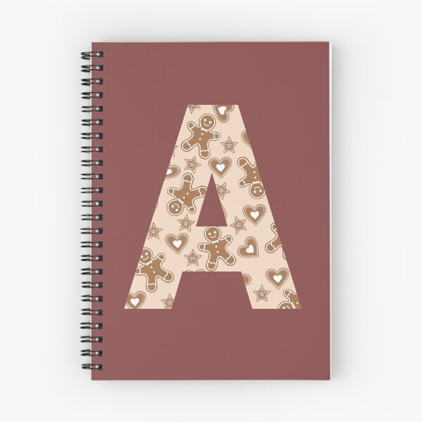 Item preview, Gingerbread Pattern Monogram Letter A designed and sold by Coffee Lifestyle.