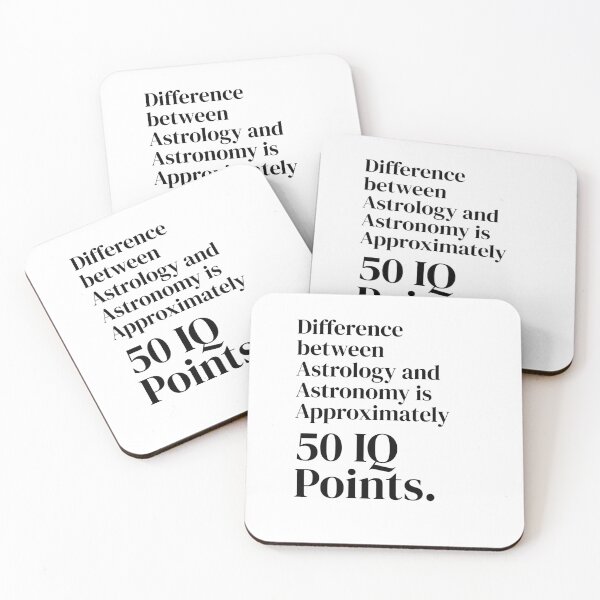 Item preview, Difference In Astronomy & Astrology designed and sold by SpaceCuriosity.