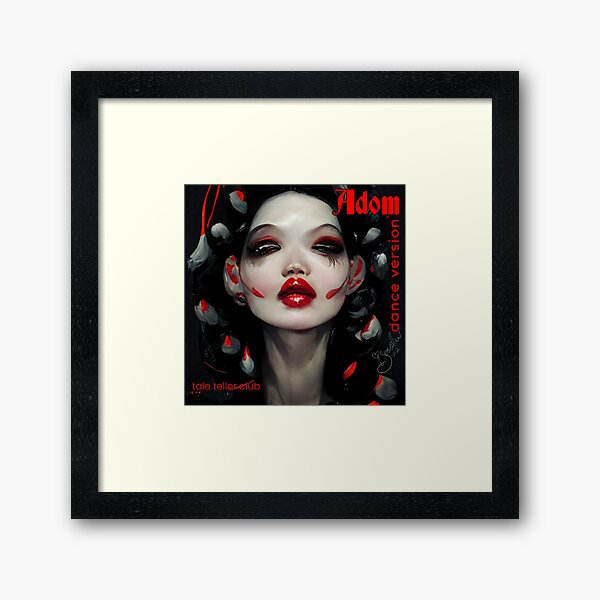 Adom by Tale Teller Club Record Cover Art by iServalan CDM Music Track Framed Art Print