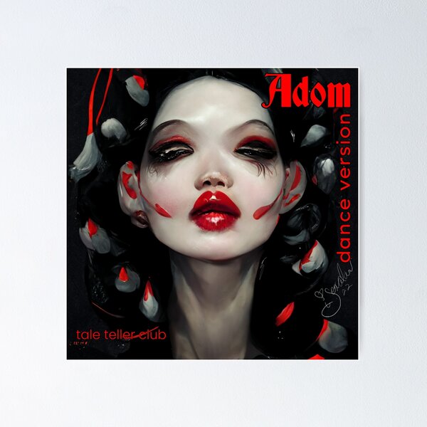 Adom by Tale Teller Club Record Cover Art by iServalan CDM Music Track Poster