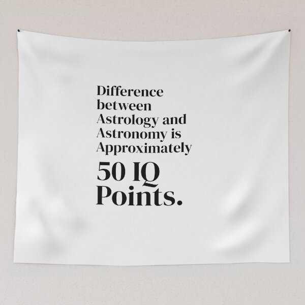Item preview, Difference In Astronomy & Astrology designed and sold by SpaceCuriosity.