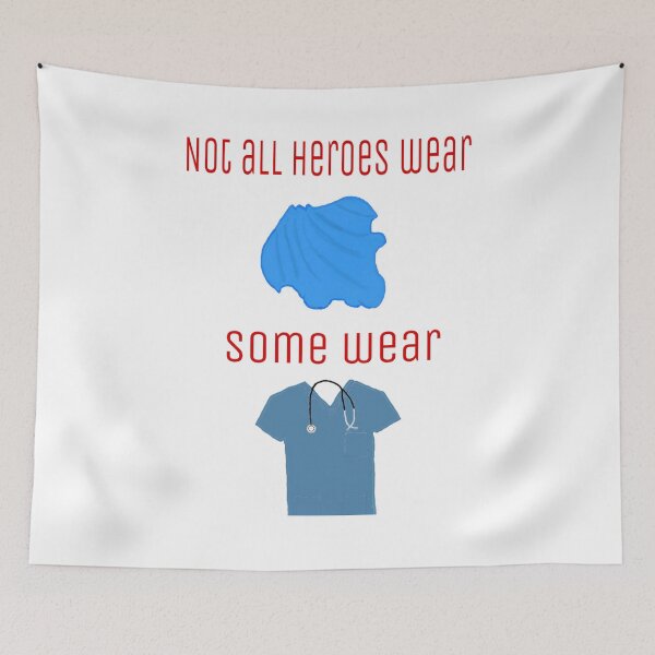 Item preview, Not All Heroes Wear Capes designed and sold by PunchyLaRue.
