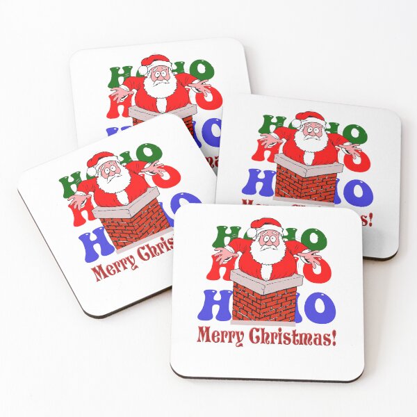 Item preview, Santa Claus going down the chimney designed and sold by AspectArtWorks.