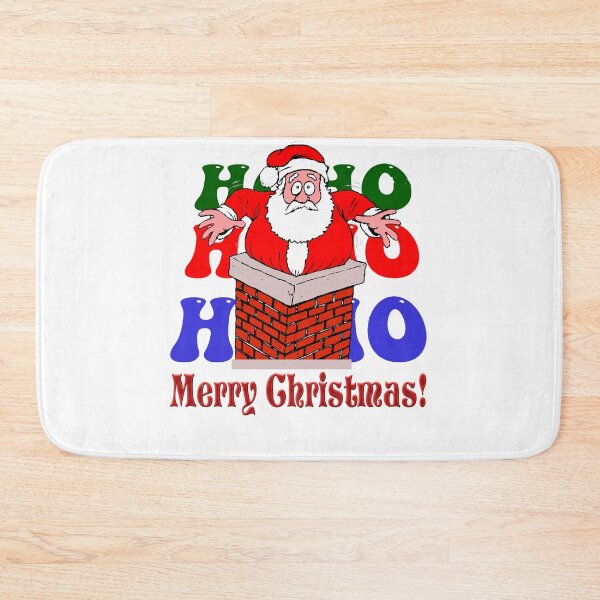 Item preview, Santa Claus going down the chimney designed and sold by AspectArtWorks.