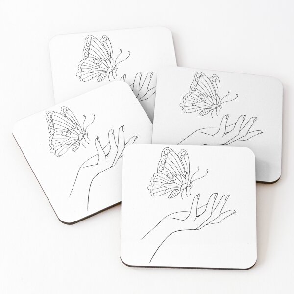 Item preview, Hand and a butterfly  designed and sold by Yulacreative.