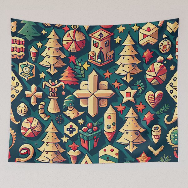 Item preview, Christmas doodles designed and sold by MrBeerholder.