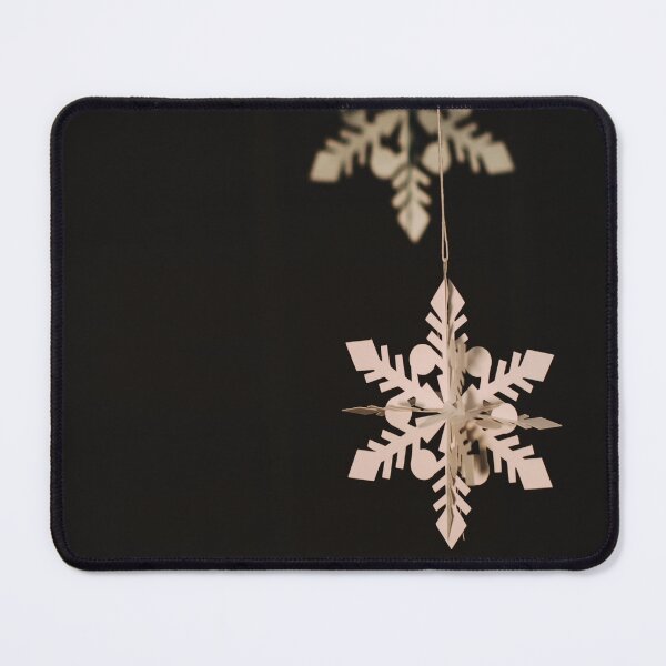 Simple Seductive Snowflake Mouse Pad