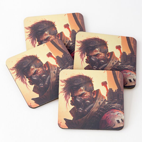 Item preview, Action poster art of post apocalyptic road warrior designed and sold by Elite's Workshop.