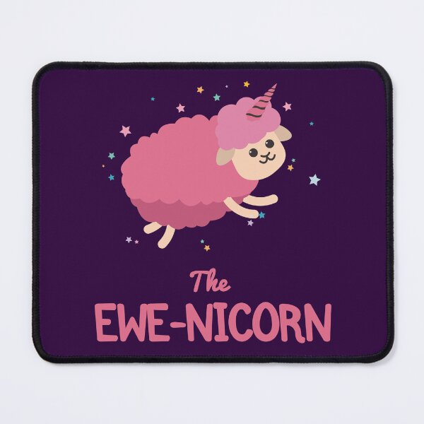 Item preview, Cute Ewenicorn | Ewe Puns | Weird Unicorn designed and sold by Fluffy-Vectors.
