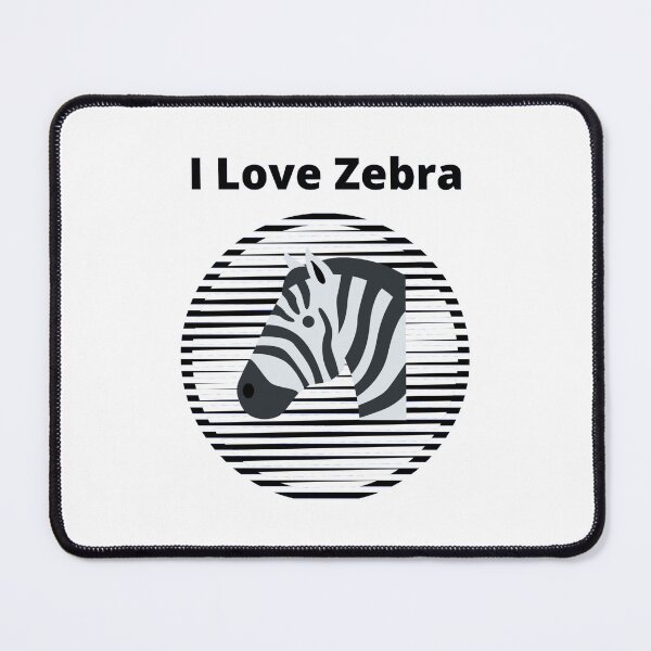 Item preview, I Love Zebra Black and White designed and sold by Cultradesign.