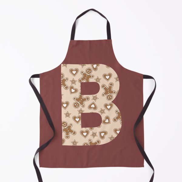 Item preview, Gingerbread Pattern Monogram Letter B designed and sold by Coffee Lifestyle.