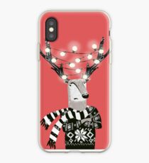 Weihnachtshelles Rentier iPhone-Hülle & Cover