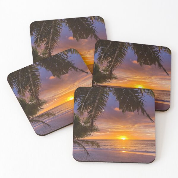 Item preview, Beautiful Tropical Purple Ocean Sunset, Hawaiian Beach designed and sold by newburyboutique.