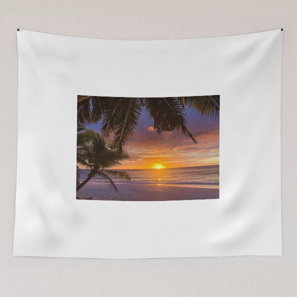 Item preview, Beautiful Tropical Purple Ocean Sunset, Hawaiian Beach designed and sold by newburyboutique.