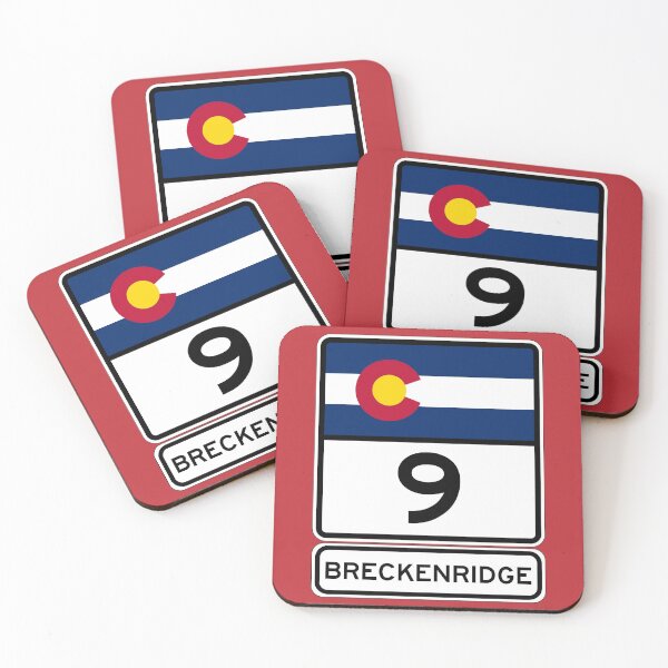 Item preview, CO-9 Breckenridge Colorado - Road Sign designed and sold by NewNomads.
