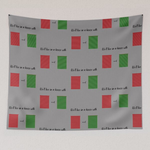 Item preview, Red and Green Shutters designed and sold by ThePureAudacity.