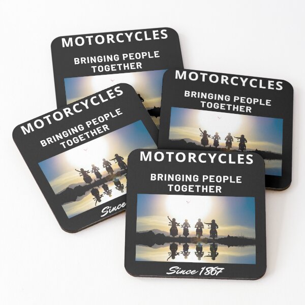 Item preview, Motorcycles Bringing People Together Since 1867 01 White Text designed and sold by TWMBDesigns.